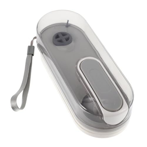 HEMOTON Tragbare Hundewasserflasche Für Kleine Und Mittelgroße Haustiere Faltbare Auslaufsichere Trinkflasche Für Hunde Und Katzen Praktischer Wasserspender Für Unterwegs Mit Lanyard von HEMOTON