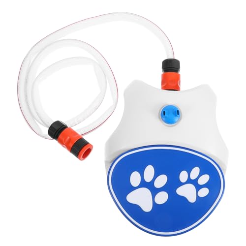 HEMOTON Tragbarer Pedal Wasserspender für Hunde im Freien Schlauch für Garten und Reisen Einfacher Zugang zu Frischem Wasser von HEMOTON