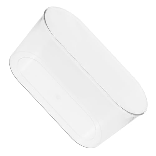 HEMOTON Transparente Desktop Fischschale Unzerbrechliches Aquarium für Schildkröten Garnelen und Pflanzen Hochklare Pflegeleichte Kunststoffvase für Heimdekoration von HEMOTON