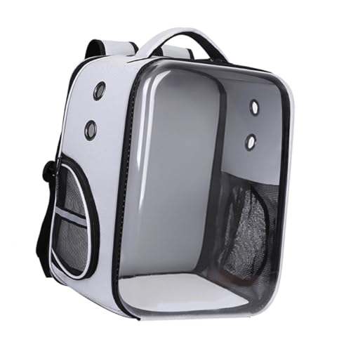 HEMOTON Transparente Faltbare Haustiertasche aus Robustem PC und Atmungsaktivem Oxford Leicht und Bequem für Outdoor Geeignet als Katzenrucksack und Hundetasche für Kleine Tiere HEMOTON Transparente Faltbare Haustiertasche aus Robustem PC und Atmungsaktivem Oxford Leicht und Bequem für Outdoor Geeignet als Katzenrucksack und Hundetasche für Kleine Tiere von HEMOTON