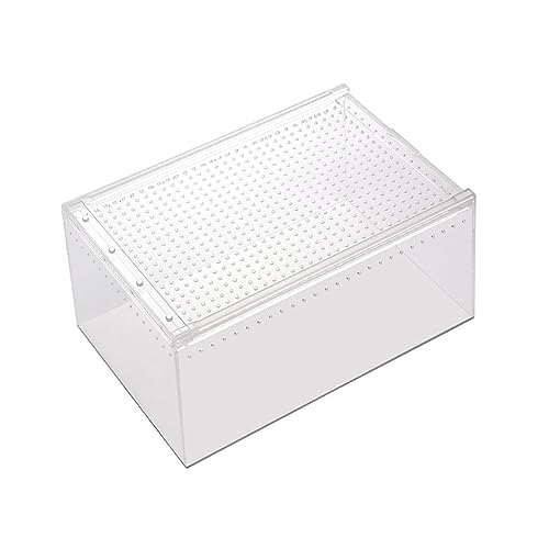 HEMOTON Transparente Multifunktionszüchterbox Für Reptilien Für Schlangen Spinnen Eidechsen Mit Lüftungsschlitzen Und Tragbar Aus Robustem von HEMOTON