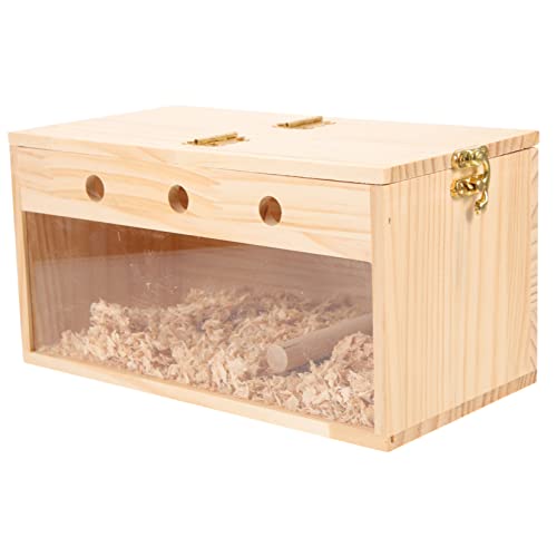HEMOTON Transparente Vogelzuchtbox Für Papageien Nistkasten Aus Holz Für Sittiche Und Nymphensittiche Und Langlebig Für Gesunde Aufzucht Und Vogelhaus HEMOTON Transparente Vogelzuchtbox Für Papageien Nistkasten Aus Holz Für Sittiche Und Nymphensittiche Und Langlebig Für Gesunde Aufzucht Und Vogelhaus von HEMOTON