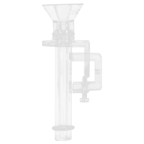 HEMOTON Transparenter Futterspender Für Aquarien Fütterungsrohr Für Garnelen Verhindert Wasserverunreinigungen Langlebig Installieren von HEMOTON