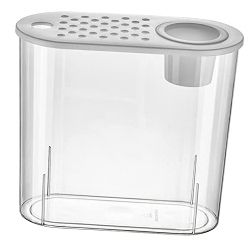 HEMOTON Transparenter Kleiner Kunststoff Fischtank Tragbares Aquarium mit Ovaler Form Bruchsicher für Goldfische Garnelen und Tischdekoration im Büro oder Zuhause von HEMOTON