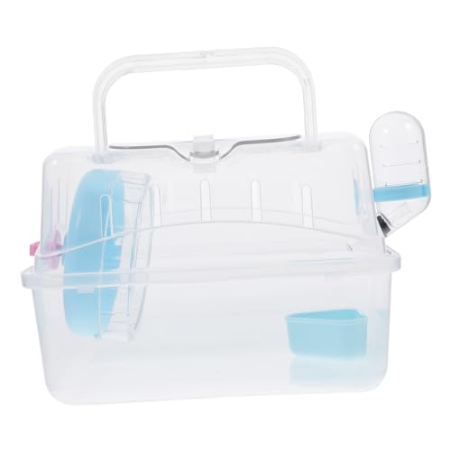 HEMOTON Transportbox für Kleintiere Tragbare Hamstertrage mit Design für Ausflüge und Reisen Leicht zu Tragen Pflegen von HEMOTON