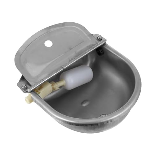 HEMOTON Trinkbrunnen Aus Edelstahl Viehtränke Tränkewerkzeug Für Vieh Trinkbrunnen Für Nutztiere Schwimmerauslass Wasserzufuhr Trinkbrunnen Für Vieh Rostfreier Stahl Silver HEMOTON Trinkbrunnen Aus Edelstahl Viehtränke Tränkewerkzeug Für Vieh Trinkbrunnen Für Nutztiere Schwimmerauslass Wasserzufuhr Trinkbrunnen Für Vieh Rostfreier Stahl Silver von HEMOTON