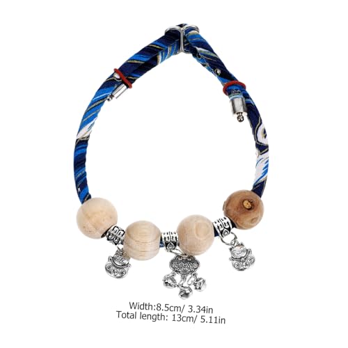 HEMOTON Verstellbares Katzenhalsband mit Glöckchen und Quaste Verstellbar für Kätzchen und Katzen aus Weichen Holzperlen Sicher und Komfortabel Modisches Zeckenhalsband für Tägliche HEMOTON Verstellbares Katzenhalsband mit Glöckchen und Quaste Verstellbar für Kätzchen und Katzen aus Weichen Holzperlen Sicher und Komfortabel Modisches Zeckenhalsband für Tägliche von HEMOTON