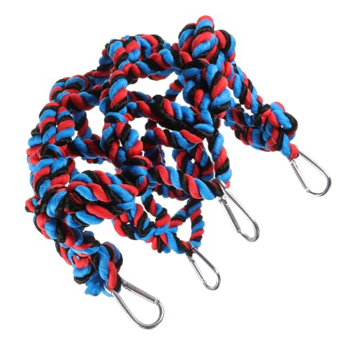 HEMOTON Vogel Hängematte für Papageien Kletternetz aus Robustem Seil für Große und Mittlere Fördert und Bewegung Bissbeständig und Langlebig HEMOTON Vogel Hängematte für Papageien Kletternetz aus Robustem Seil für Große und Mittlere Fördert und Bewegung Bissbeständig und Langlebig von HEMOTON