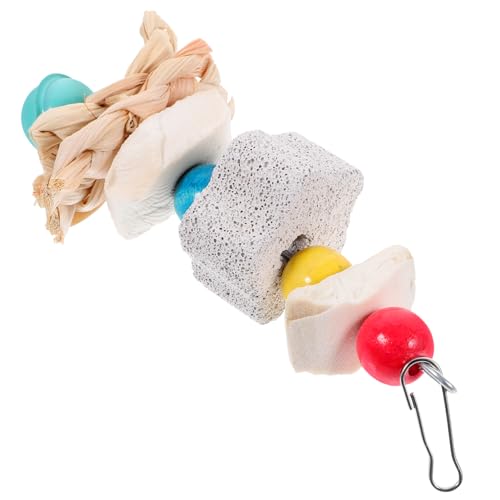 HEMOTON Vogel Hängespielzeug Papageienkäfig Für Vögel Kletterspielzeug Vogelspielzeug Zum Aufhängen Vogelspielzeug Kauspielzeug Für Kleintiere Vogelkauspielzeug Vogelbeißspielzeug von HEMOTON