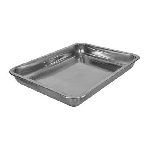 HEMOTON Vogelbadewanne für Papageien und Tauben Robustes Metallbad mit Tiefe Sicheres Vogelkäfig Zubehör für Gründliche und Komfortables Duscherlebnis von HEMOTON