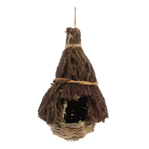 HEMOTON Geflochtenes Vogelnest Aus Gras Für Draußen Hängendes Nest Für Kleine Vögel Wie Schwalben Und Kanarienvögel Natürliches Nisthaus Mit Guter Belüftung Für Gärten Und HEMOTON Geflochtenes Vogelnest Aus Gras Für Draußen Hängendes Nest Für Kleine Vögel Wie Schwalben Und Kanarienvögel Natürliches Nisthaus Mit Guter Belüftung Für Gärten Und von HEMOTON