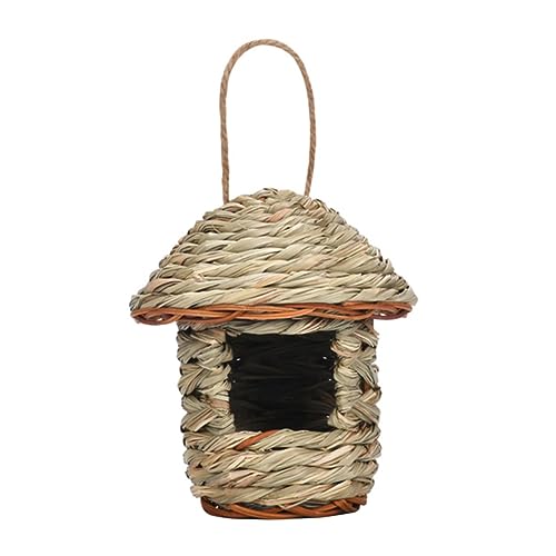 HEMOTON Gewebtes Vogelnest Aus Gras Und Rattan Vogelzuchtnest Zum Aufhängen Im Garten Terrasse Natürliches Und Formstabiles Handwerk Für Vögel HEMOTON Gewebtes Vogelnest Aus Gras Und Rattan Vogelzuchtnest Zum Aufhängen Im Garten Terrasse Natürliches Und Formstabiles Handwerk Für Vögel von HEMOTON