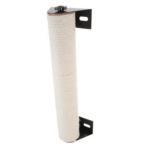 HEMOTON Wandmontierter Katzen Kratzbaum mit Robustem Baumwollseil Platzsparend und Kletterspielzeug für Katzenkäfig Zubehör für Indoor Kletterwand und Spielspaß von HEMOTON