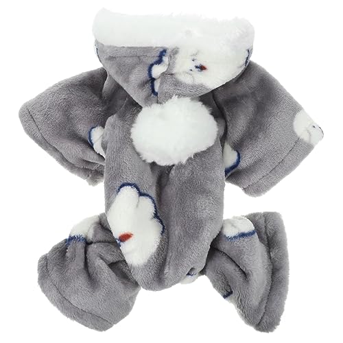 HEMOTON Warme Welpenkleidung Hundekleidung Beinvlies Entzückendes Hundekleidungsstück Welpenkleidung Pullover Xx Warme Welpenkostümmäntel Süße Hundeoutfits Haustierkleidung von HEMOTON