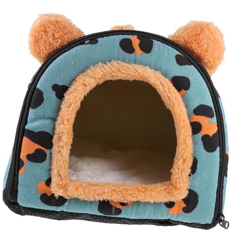 HEMOTON Warmes Hamsterbett Höhle Weiches Nest für Kleine Tiere Cartoon Design Leicht Tragbar Komfortables Kuschelhaus für Hamster Meerschweinchen Kaninchen für Ganzjährig Gebrauch HEMOTON Warmes Hamsterbett Höhle Weiches Nest für Kleine Tiere Cartoon Design Leicht Tragbar Komfortables Kuschelhaus für Hamster Meerschweinchen Kaninchen für Ganzjährig Gebrauch von HEMOTON