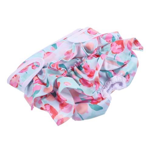 HEMOTON Waschbare Hündinnenunterwäsche Atmungsaktive Hundehosen für Hitze Stylische Bunte Druckdesigns Hygienisch Bequem und Leicht zu Reinigen für Inkontinenz und Monatsblutung von HEMOTON