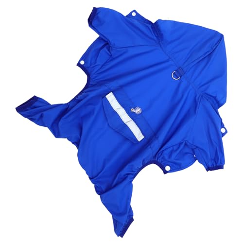 HEMOTON Welpen-regenbekleidung Overall Reflektierend Für Kleine Und Mittelgroße Hunde Mit Kapuze Aus Umweltfreundlichem Material Sicher Und Langlebig von HEMOTON