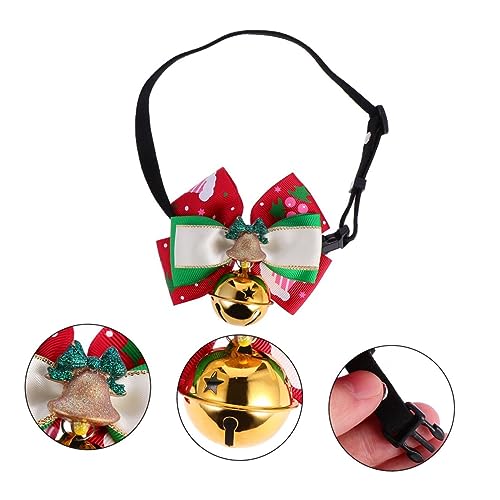 HEMOTON Weihnachtliches Hundehalsband mit Fliege Weicher Langlebiger Festtags Schmuck für Hunde und Katzen Komfortabel Verstellbar als Party und Fotoaccessoire HEMOTON Weihnachtliches Hundehalsband mit Fliege Weicher Langlebiger Festtags Schmuck für Hunde und Katzen Komfortabel Verstellbar als Party und Fotoaccessoire von HEMOTON
