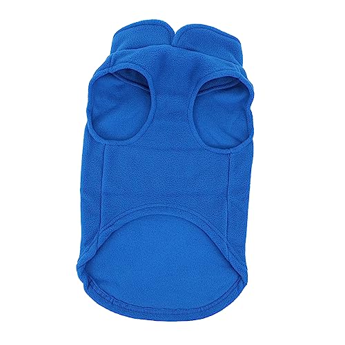 HEMOTON Wintermantel Hundepullover Hundemantel aus Polar Fleece Warmes Haustier Vest für Kleine Mittlere Hunde Winddicht Modisch als Fotorequisite für Kalte Herbst und Wintertage von HEMOTON