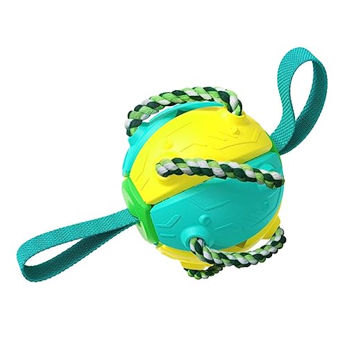 HEMOTON Wurfspielzeug Für Haustiere Fliegend Hunde Welpenspielzeug Ball Die Haustier Bissfester Haustierhund Kauendes Katze Indoor - Abs von HEMOTON