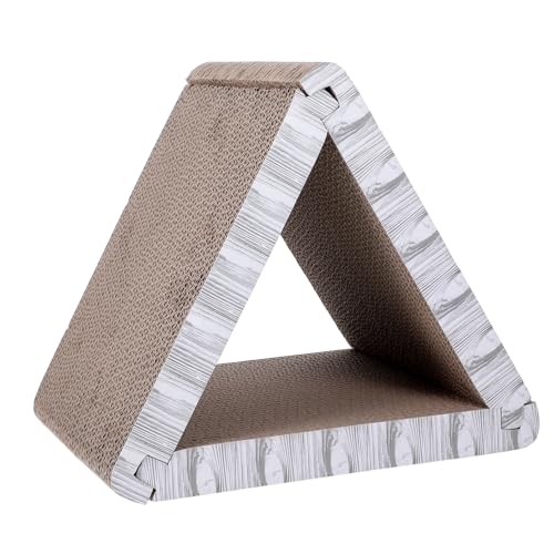 HEMOTON Zusammenklappbarer Kratzbaum Für Katzen Schleifen Katze Kratzmatte Unterlage Kratzer Ecke Post Couch Auto Wand Klaue Schutz Bett Kratzmatte Für Kätzchen Karton Wellpapier von HEMOTON