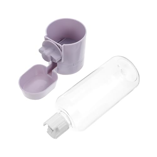 HEMOTON hängende Wasserzufuhr Hund Haustierwasserfuttermittel Schüssel drinnen katzenwasserbrunen trinkwasserbrunnen für Katzen Wasserspender für Katzen Haustier -Trinkschale Plastik Grey von HEMOTON