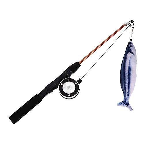 HEMOTON lustiges Katzenspielzeug Katze spielt Stock Zubehör Katzen-Teaser-Stick Lustiger Katzenstock hoch Haustier Fisch Interaktiver Katzen-Teaser Katze Katzenminze Plüsch Weiß HEMOTON lustiges Katzenspielzeug Katze spielt Stock Zubehör Katzen-Teaser-Stick Lustiger Katzenstock hoch Haustier Fisch Interaktiver Katzen-Teaser Katze Katzenminze Plüsch Weiß von HEMOTON