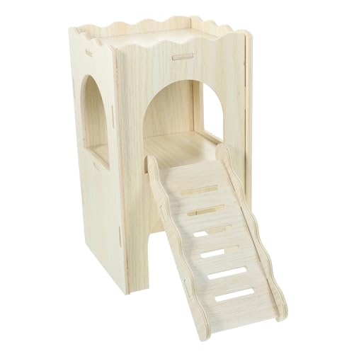 HEMOTON Guinea Pig Hideaway Haus Mehrkammern-tierunterschlupf Aus Holz Mit Rampe Für Hamster Und Kleintiere Für Spiel Und Erholung HEMOTON Guinea Pig Hideaway Haus Mehrkammern-tierunterschlupf Aus Holz Mit Rampe Für Hamster Und Kleintiere Für Spiel Und Erholung von HEMOTON