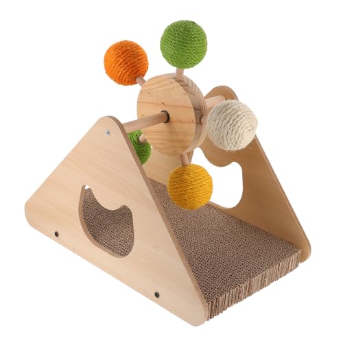 Katzenkratzbrett aus Wellpappe für Katzen Kratzen und Konstruktion für Stabilität und Möbelschutz für Katzenliebhaber und Haustiere Zufällige Zufällige Farbe Katzenkratzbrett aus Wellpappe für Katzen Kratzen und Konstruktion für Stabilität und Möbelschutz für Katzenliebhaber und Haustiere Zufällige Zufällige Farbe von HEMOTON