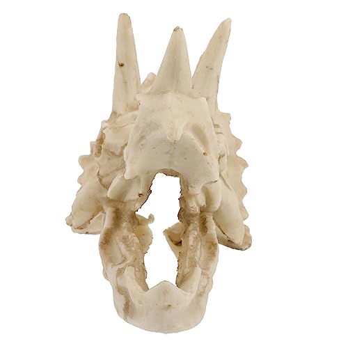 Kopfskulptur aus Resin Versteck für Fische und Garnelen Authentische Aquarienlandschaft für Wasserpflanzen und Dekoration von HEMOTON
