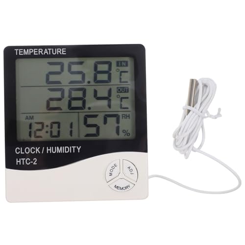 LCD Digital Aquarium Thermometer mit Hygrometer Präzises Temperatur und Feuchtigkeitsmessgerät für Aquarien Terrarien und Gewächshäuser Kompakt Abzulesen Zufällige LCD Digital Aquarium Thermometer mit Hygrometer Präzises Temperatur und Feuchtigkeitsmessgerät für Aquarien Terrarien und Gewächshäuser Kompakt Abzulesen Zufällige von HEMOTON