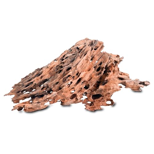 HEMYIS Natürliches Holz Treibholz für Aquarien, sortiert, Treibholzstamm für Reptilien-Tank-Dekoration (SHP-XM Treibholz XL, 35,6 bis 40,6 cm), 1 Stück von HEMYIS