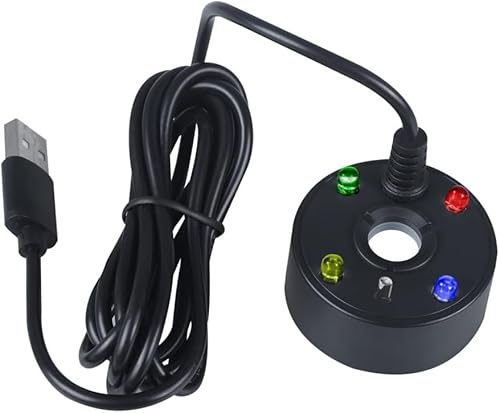 HENGBIRD Aquarium Nebelmaschine, Ultraschall Nebler Vernebler USB LED Farbwechsel Nebelgerät mit Wassermangelschutz für Brunnen Teich Aquarium Einfach zu Bedienen 5 V HENGBIRD Aquarium Nebelmaschine, Ultraschall Nebler Vernebler USB LED Farbwechsel Nebelgerät mit Wassermangelschutz für Brunnen Teich Aquarium Einfach zu Bedienen 5 V von HENGBIRD