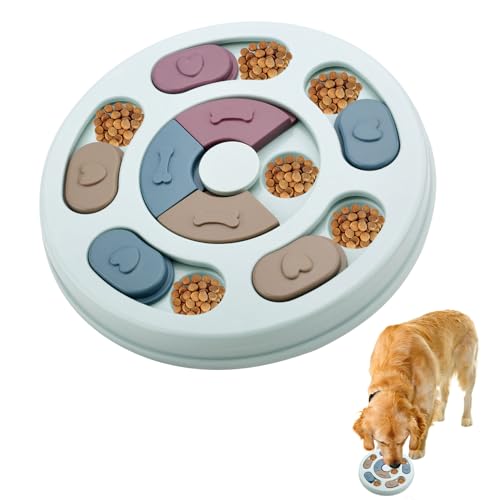 HENGBIRD Hunde-Puzzle-Spielzeug, Slow Feeder Hund Anreicherung Spielzeug und interaktiver Leckerli-Spender Schüssel von HENGBIRD