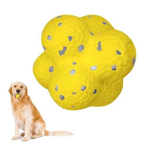 HENGBIRD Pfotenstern Ball, Magic Ball Hund Kauspielzeug Welpe, Interaktiver Ball für Hunde, Kauspielzeug Hund Hundeball Unzerstörbar, Hunde Spielsachen für Alle Rassen(10cm HENGBIRD Pfotenstern Ball, Magic Ball Hund Kauspielzeug Welpe, Interaktiver Ball für Hunde, Kauspielzeug Hund Hundeball Unzerstörbar, Hunde Spielsachen für Alle Rassen(10cm von HENGBIRD