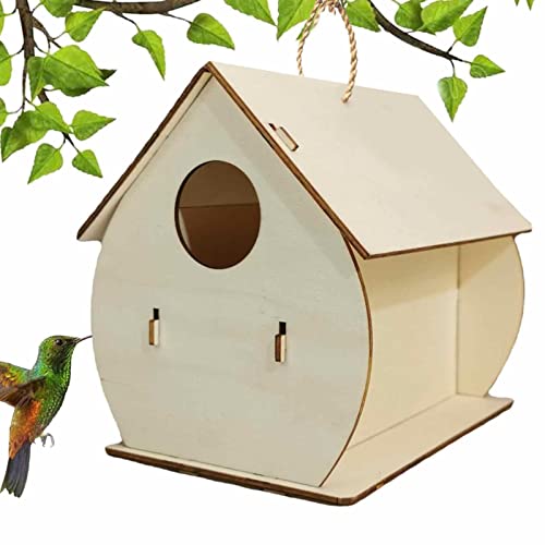 Holzvogelhaus für die Außenaufhängung | Garten Hummingbird Häuser | Hummingbird Haus Holzvogelhaus für Gartendekoration außerhalb Hepvet Holzvogelhaus für die Außenaufhängung | Garten Hummingbird Häuser | Hummingbird Haus Holzvogelhaus für Gartendekoration außerhalb Hepvet von HEPVET