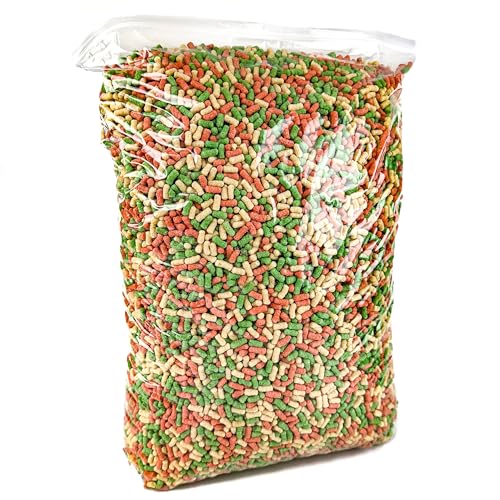 HERONS Teichsticks Mix Ultraleicht (10L Nachfüllbeutel) – Koi & Goldfischfutter – Ausgezeichnetes Preis-Leistungs-Verhältnis – Alleinfuttermittel für alle Teichfische – Premium, Vielfalt Teichstäbchen von HERONS