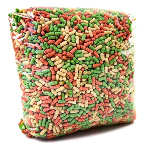 HERONS Teichsticks Mix Ultraleicht (5L Nachfüllbeutel) – Koi & Goldfischfutter – Ausgezeichnetes Preis-Leistungs-Verhältnis – Alleinfuttermittel für alle Teichfische – Premium, Vielfalt Teichstäbchen von HERONS