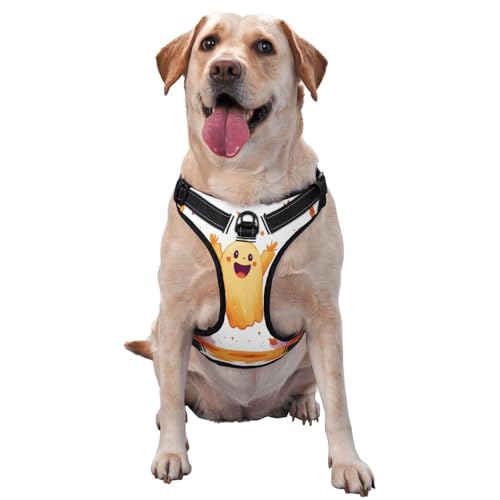 Blithe Spirit Hundegeschirr für kleine, mittelgroße und große Hunde, verstellbare atmungsaktive Hundeweste mit Schnellverschluss-Schnallen Blithe Spirit Hundegeschirr für kleine, mittelgroße und große Hunde, verstellbare atmungsaktive Hundeweste mit Schnellverschluss-Schnallen von HERTqwop