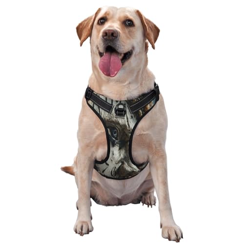 Clock Man Hundegeschirr für kleine, mittelgroße und große Hunde, verstellbar, atmungsaktiv, mit Schnellverschluss-Schnallen Clock Man Hundegeschirr für kleine, mittelgroße und große Hunde, verstellbar, atmungsaktiv, mit Schnellverschluss-Schnallen von HERTqwop