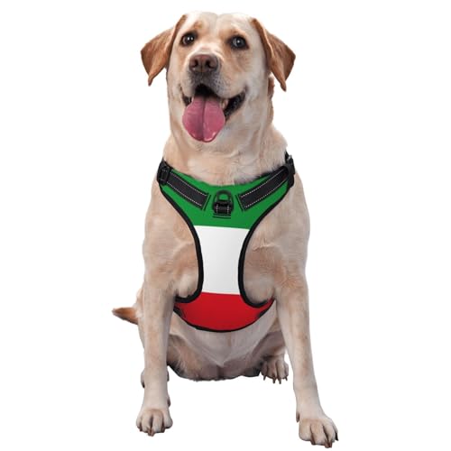 Flag of Nordrhein-Westfalen Hundegeschirr für Kleine, Mittlere, Große Hunde, Verstellbar, Atmungsaktive Hundeweste mit Schnellverschluss-Schnallen Flag of Nordrhein-Westfalen Hundegeschirr für Kleine, Mittlere, Große Hunde, Verstellbar, Atmungsaktive Hundeweste mit Schnellverschluss-Schnallen von HERTqwop