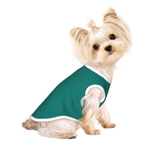 Hunde-Shirt für kleine Haustiere, weiches und atmungsaktives Katzen- und Hundebekleidung, geeignet für kleine Haustiere, Naturgrün Hunde-Shirt für kleine Haustiere, weiches und atmungsaktives Katzen- und Hundebekleidung, geeignet für kleine Haustiere, Naturgrün von HERTqwop