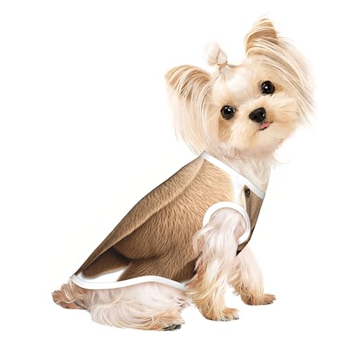 Hunde-Shirt für kleine Hunde, weich, atmungsaktiv, für Katzen und Hunde, geeignet für kleine Haustiere Hunde-Shirt für kleine Hunde, weich, atmungsaktiv, für Katzen und Hunde, geeignet für kleine Haustiere von HERTqwop