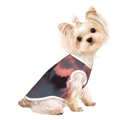 Hunde-Shirt für kleine Hunde, weiche und atmungsaktive Katzen- und Hundekleidung, geeignet für kleine Haustiere von HERTqwop