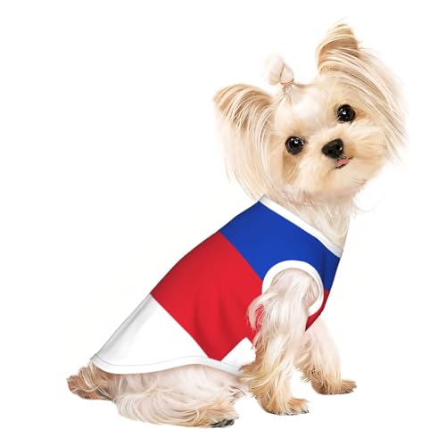 Hunde-Shirt mit Flagge der Sorbs für kleine Haustiere, weiche und atmungsaktive Katzen- und Hundekleidung, geeignet für kleine Haustiere Hunde-Shirt mit Flagge der Sorbs für kleine Haustiere, weiche und atmungsaktive Katzen- und Hundekleidung, geeignet für kleine Haustiere von HERTqwop