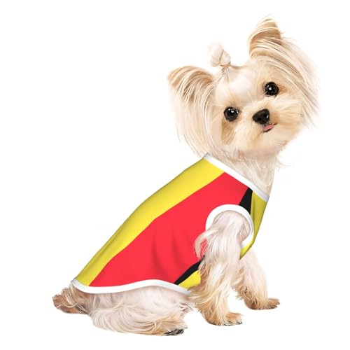 Hunde-Shirt mit Flagge von Belgien, für kleine Haustiere, weiche und atmungsaktive Katzen- und Hundekleidung, geeignet für kleine Haustiere Hunde-Shirt mit Flagge von Belgien, für kleine Haustiere, weiche und atmungsaktive Katzen- und Hundekleidung, geeignet für kleine Haustiere von HERTqwop