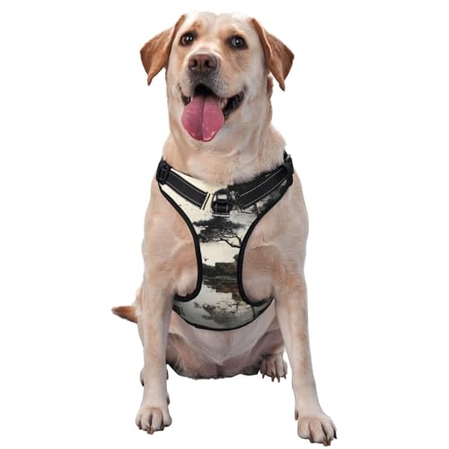 Hundegeschirr für kleine, mittelgroße und große Hunde, verstellbar, atmungsaktiv, mit Schnellverschluss-Schnallen Hundegeschirr für kleine, mittelgroße und große Hunde, verstellbar, atmungsaktiv, mit Schnellverschluss-Schnallen von HERTqwop