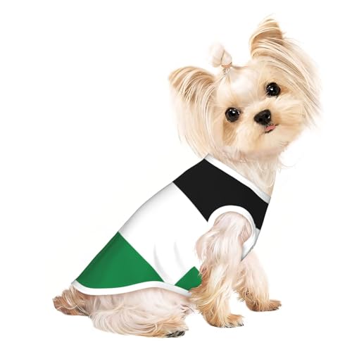 Hundeshirt mit Flagge Palästinas für kleine Hunde, weiche und atmungsaktive Katzen- und Hundekleidung, geeignet für kleine Haustiere Hundeshirt mit Flagge Palästinas für kleine Hunde, weiche und atmungsaktive Katzen- und Hundekleidung, geeignet für kleine Haustiere von HERTqwop