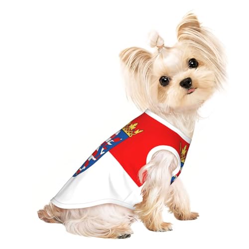 Hundeshirt mit Flagge von Hessen für kleine Hunde, weiche und atmungsaktive Katzen- und Hundekleidung, geeignet für kleine Haustiere Hundeshirt mit Flagge von Hessen für kleine Hunde, weiche und atmungsaktive Katzen- und Hundekleidung, geeignet für kleine Haustiere von HERTqwop