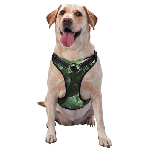 The Tears of Turtles Hundegeschirr für kleine, mittelgroße und große Hunde, verstellbare atmungsaktive Hundeweste mit Schnellverschluss-Schnallen von HERTqwop